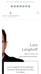 Mobile Screenshot of lutzlanghoff.de